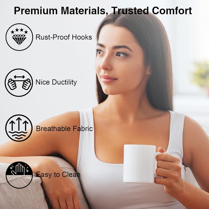FEUNLEM 12-Pack Bra Extenders 2 hook / 3 hook / 4 Hooks, Plus Size Bra Extension Straps, Soft and Comfortable Extender - Image 4